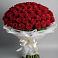 Букет 101 Красная роза Блэк Мэджик в Вознесенской Республики Ингушетия