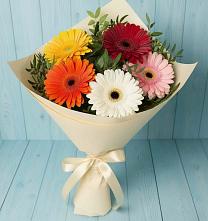Букет цветов из:  Герберы в Вознесенской Республики Ингушетия