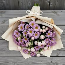 Букет цветов из:  Розы и Хризантемы в Вознесенской Республики Ингушетия