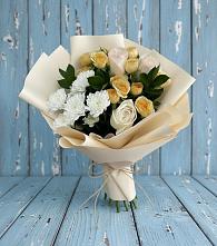 Букет цветов из:  Розы и Хризантемы в Вознесенской Республики Ингушетия