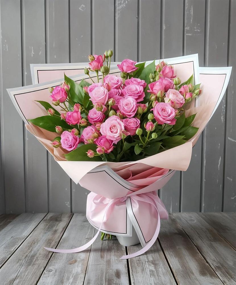 Букет Розовый кустик в Вознесенской Республики Ингушетия