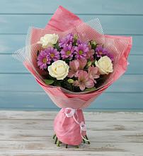 Букет цветов из:  Герберы #REPLACE_PRED# Вознесенской Республики Ингушетия