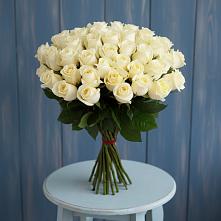 Букет 51 Белая роза Эдлесс Лав #REPLACE_PRED# Вознесенской Республики Ингушетия