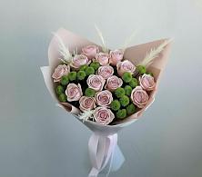 Букет цветов из:  Розы и Хризантемы #REPLACE_PRED# Вознесенской Республики Ингушетия