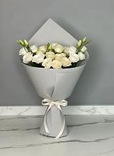 Букет цветов из:  Розы и Лизиантусы #REPLACE_PRED# Вознесенской Республики Ингушетия